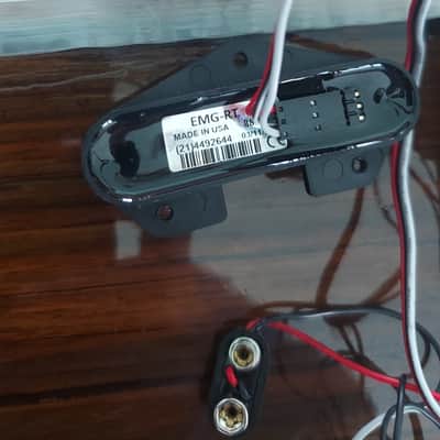 EMG T/SYSTEM-B Active Tele Pickup System with Controls 2010s - Black image 2