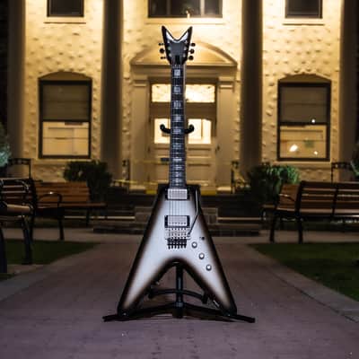 Dean V USA Time Capsule/Custom Shop/Silver Black Burst/Floyd Rose image 1