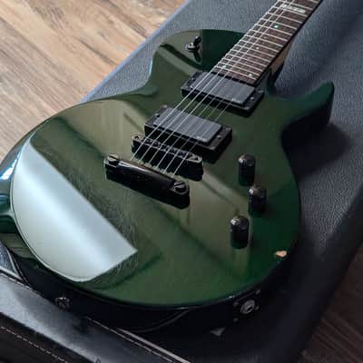 ESP The Eclipse Electric Guitar Japan Vintage Late 80s Early 90s Trans Emerald Green W/OHSC image 4