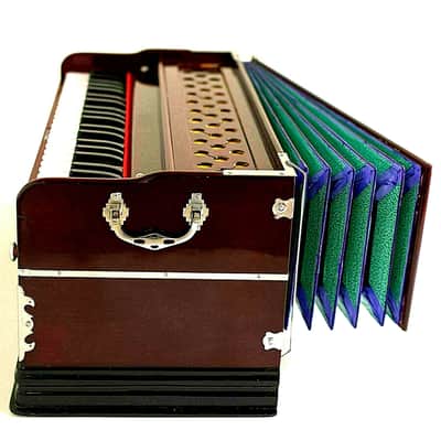 Harmonium 9 Stopper Chudidaar Indian Style Best Bellow 42 Key Two Reed Bass-Male image 2