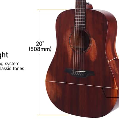 Bromo BAR 1 HM All-Solid Dreadnought Acoustic image 4