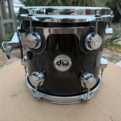 DW Collectors Piano Black Maple 10 x 9 Tom Drum Collector's - EXCELLENT image 5