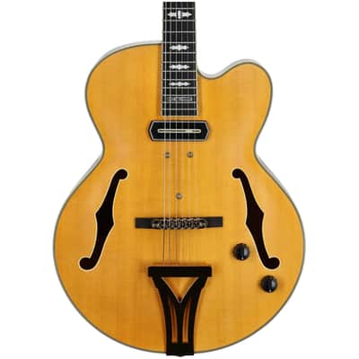 Ibanez PM3C Pat Metheny Electric Guitar (with Case), Natural Amber Low Gloss image 4