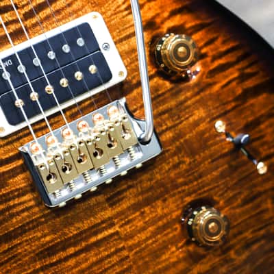 PRS Custom 24 10-Top DMO Pickups Black Gold Wraparound Burst Electric Guitar w/Case image 8
