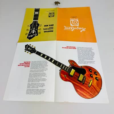 Ampeg/Hagstrom Foldout Poster 1970 image 3