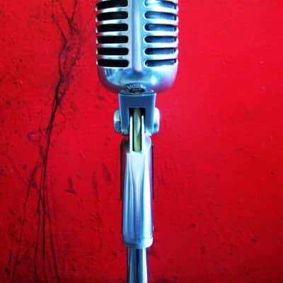 Vintage 1960 Shure 55SW dynamic cardioid microphone multi Z w accessories Elvis 55 55S 556S PE55 image 10