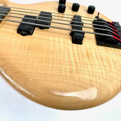 Pedulla Penta Buzz 5 String Bass Fretless 2000 Natural image 12