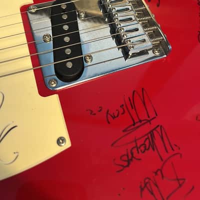 Squier Affinity Series Autographed by Real Monster Radio Cast image 13