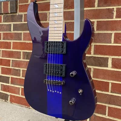 Caparison Dellinger II FX Prominence MF, Trans Spectrum Blue, Caparison Gig Bag image 4