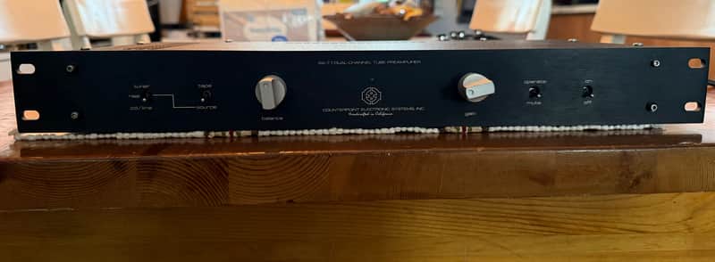 Counterpoint SA-7.1 tube preamplifier 1984 - Black image 1