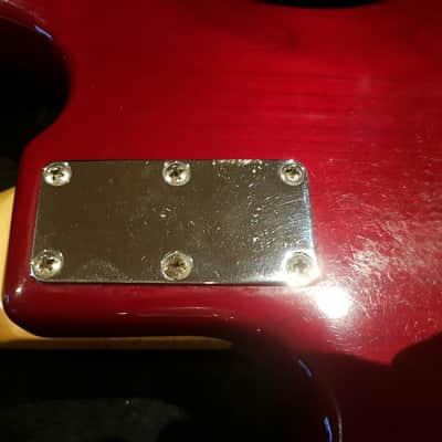 Ernie Ball Musicman Silhouette 1990 Trans Red image 5