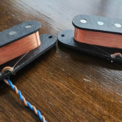 Buddha Mustang handwound pickup set - Black or white covers image 2