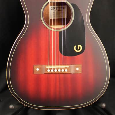 Gretsch Jim Dandy Parlor Acoustic Guitar Deep Cherry Burst image 2