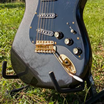 JRGuillaumie  Partscaster  "The Marvin" Strat Rez-O-Matic 2024 - Anthracite metallic image 2