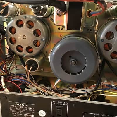 SONY TC-640 reel-to-reel tape machine from 1971—1/4 track stereo—7.5/3.75ips—7inch—SOS & echo image 6