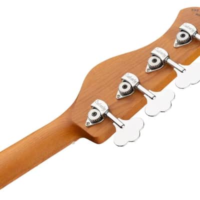 Sadowsky MetroExpress 24-Fret Modern Bass, Morado Fingerboard, 4-String - Solid Silver Metallic High Polish image 8