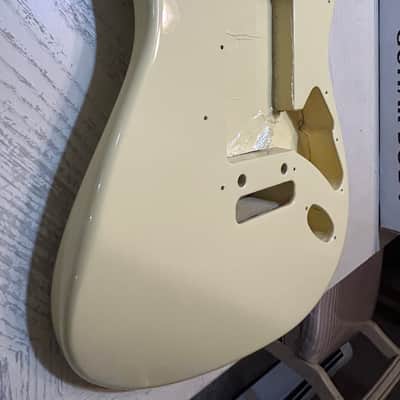 Fender American Stratoscaster ‘96 Body 1996 - Olympic white Gloss image 1