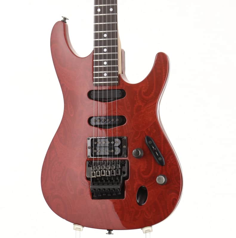 Ibanez 540S Custom Made See-Thru Red Paisley [SN F934613] | Reverb