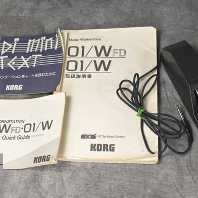 KORG 01/W FD Music Workstation Synthesizer in Very Good Condition image 2