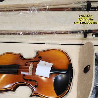 Cecilio 4/4 Advanced Level Violin Featuring Aged 7+ Years - Solid Spruce Top Highly Flamed One-Piece Maple Back and Sides All-Ebony Components, Independent Fine-Tuners, Brazilwood Bows, Hand-Rubbed Oil Finish... image 22