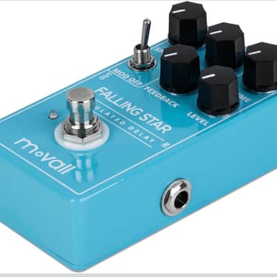MOVALL MP104 Falling Star Modulated Delay Guitar Effect PedalMoVall MP104 2025 - Blue image 4
