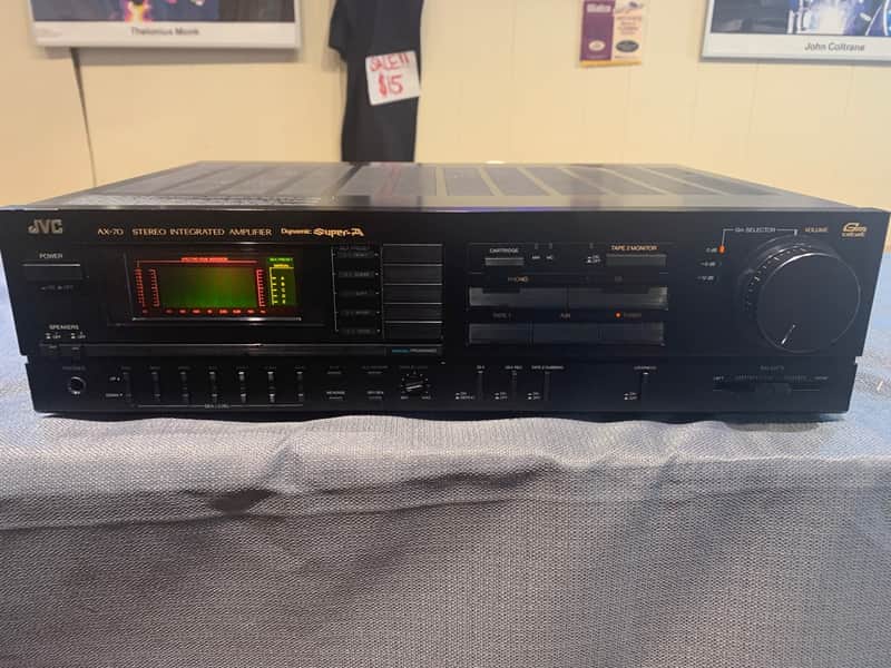 JVC AX-70 Stereo Integrated Amplifier & EQ * 1986 * 70W RMS 1986 - Black image 1