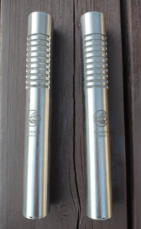 Bumblebee Pro RM-6 Ribbon Mic Pair - Factory Assembled + 2 Shock Mounts + Stereo Bar image 1