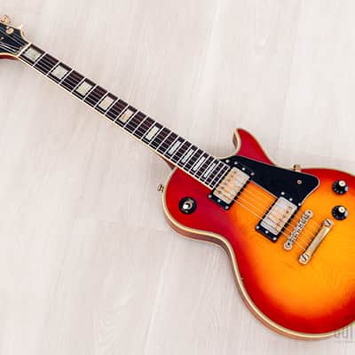 1983 Greco Mint Collection EGC68-50 Custom Cherry Sunburst w/ Screamin PAFs, Japan Fujigen image 11
