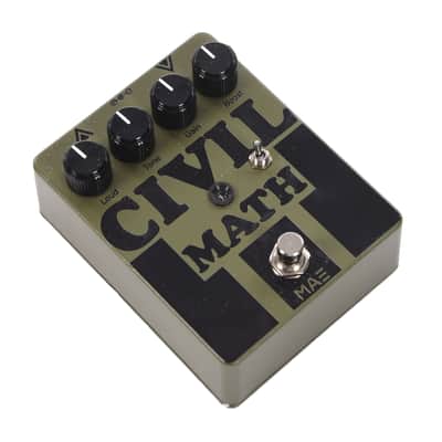 Mask Audio Electronics Civil Math Fuzz Pedal Army Green image 2