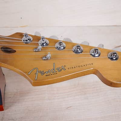 Fender American Standard Stratocaster USA 1995 Black Schecter MonsterTone PUs w/ Bag image 3
