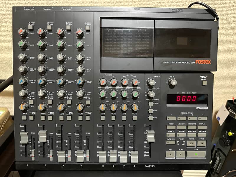 Fostex Model 280 4track cassete recorder serviced image 1