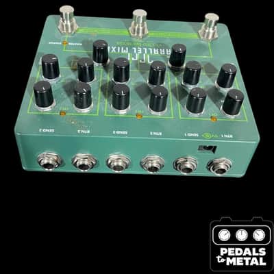 Electro-Harmonix Tri Parallel Mixer Effects Loop Mixer/Switcher 2019 - Present - Green - X17072 image 3