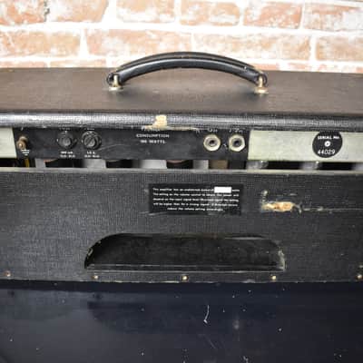 Selmer Treble N bass 50 watt 1965 / 66 amp with old xf2 EL34 tubes & Mullard ECC83 image 5