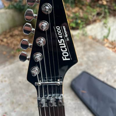 Kramer Focus 4000 1980s - Black Made in Japan image 3