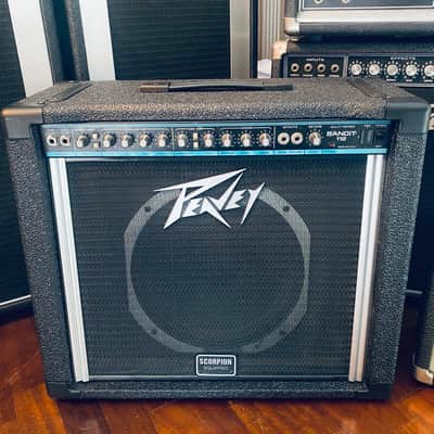 Peavey Bandit 112 Teal stripe Scorpion equipped 80’s image 2