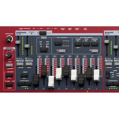Nord Stage 4 Compact 73-key Semi-Weighted Waterfall Triple Sensor Keybed Aftertouch Physical Drawbars image 3