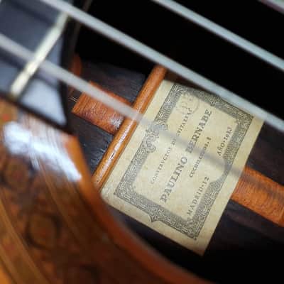 1983 Paulino Bernabe Senior Classical Guitar Nylon 83 80's Rare Collectible image 18