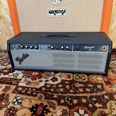 Vintage 1982 Fender Bassman 135 Blackface USA Valve Amplifier Head 1980s Bild 1