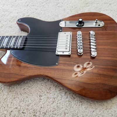 Loaded Fender Warmoth Telecaster tele body Esquire Nashville HSS roasted swamp ash walnut finish tune-o-matic image 6