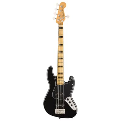 Squier Classic Vibe '70s Jazz Bass V (Black) - 5-String Electric Bass image 1