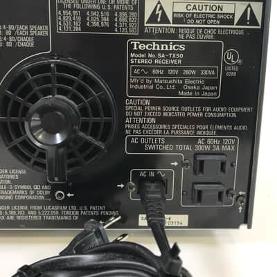 Technics SA-TX50 A/V Reciever image 10