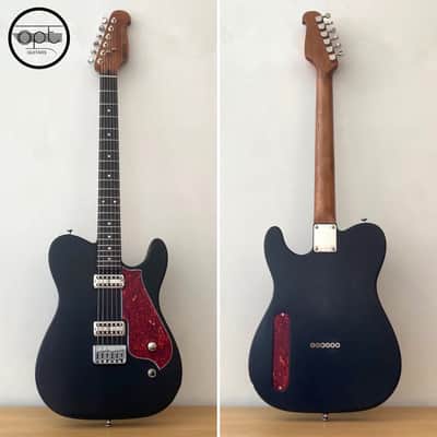 OPT Guitars | Cyfres 2 | T-Style - Dusky Black / Tortoise Shell image 1
