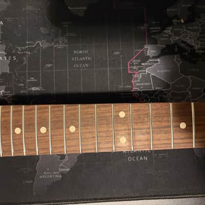 Warmoth Stratocaster Neck - Roasted Maple Rosewood image 5