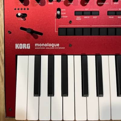 Korg Monologue-RD Analog Monophonic Synthesizer (Red) Open-Box NOS image 2