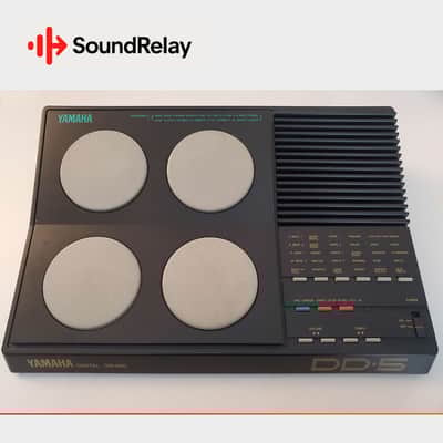Yamaha DD-5 - Digital Drum Pads 1989 - Drum Sticks Included - Manual Included - Tested