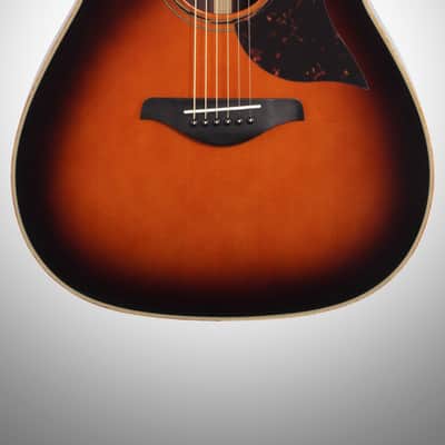 Yamaha A3R Acoustic-Electric Guitar (with Hard Bag), Tobacco Brown Sunburst image 3