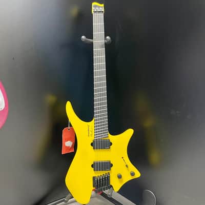 Used 2017 Strandberg Boden Neck-Thru 6 Ebony Yellow w/bag TSS1832 image 1