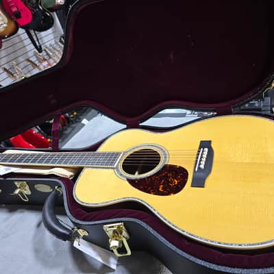 Martin OM-42L Standard Series Acoustic Guitar - Natural Aging Toner (2025) Left Hand w/OHSC & PLEK*D #976 image 14