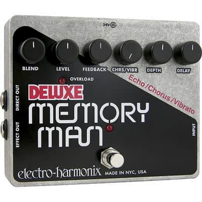 Electro-Harmonix Deluxe Memory Man Analogue Echo/Chorus/Vibrato Effects Pedal image 1