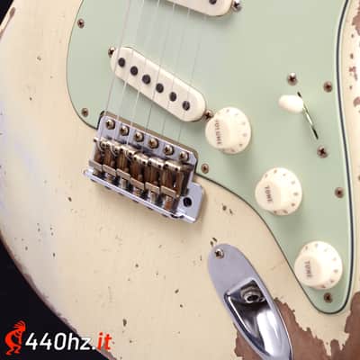 Fender Custom Shop Limited Edition 60 Dual-Mag II Stratocaster Super Heavy Relic Aged Vintage White 1960 image 7